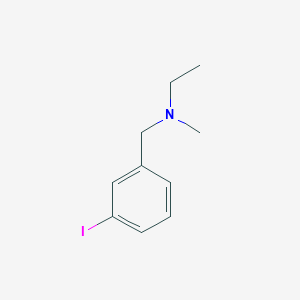 molecular formula C10H14IN B8128040 Ethyl[(3-iodophenyl)methyl]methylamine 