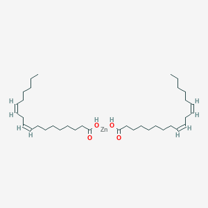 molecular formula C36H62O4Zn B081283 zinc;(9Z,12Z)-octadeca-9,12-dienoate CAS No. 13014-44-3