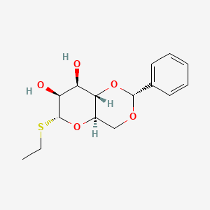 molecular formula C15H20O5S B8128526 Ethyl 4,6-O-benzylidene-D-thiomannopyranoside CAS No. 142924-31-0