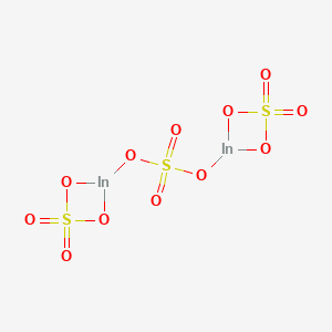 molecular formula In2(SO4)3<br>In2O12S3 B081286 Indium(III) sulfate CAS No. 13464-82-9
