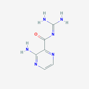 molecular formula C6H8N6O B081289 3-Amino-pyrazinoylguanidine CAS No. 14559-68-3