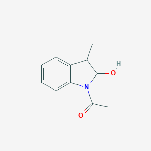 molecular formula C11H13NO2 B081291 1-Acetyl-3-methylindolin-2-ol CAS No. 13303-72-5