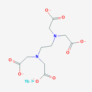 molecular formula C10H12N2O8Yb- B081294 Ytterbate(1-), ((ethylenedinitrilo)tetraacetato)- CAS No. 14947-76-3