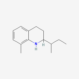 molecular formula C14H21N B8129470 8-Methyl-2-(sec-butyl)-1,2,3,4-tetrahydroquinoline 