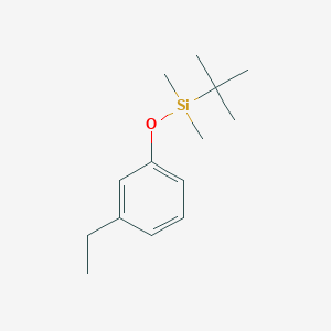 molecular formula C14H24OSi B8129514 tert-Butyl(3-ethylphenoxy)dimethylsilane 