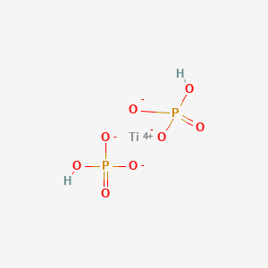 molecular formula H2O8P2Ti B081300 Titanium bis(hydrogen phosphate) CAS No. 13772-30-0