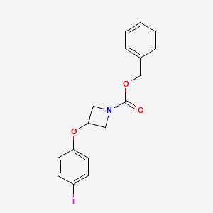 molecular formula C17H16INO3 B8130194 Benzyl 3-(4-iodophenoxy)azetidine-1-carboxylate 