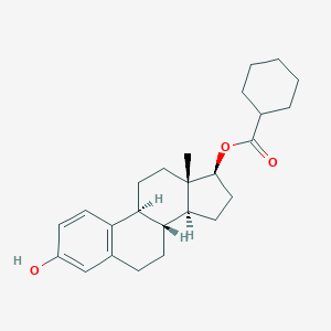 molecular formula C25H34O3 B081302 己氢苯甲酸雌二醇酯 CAS No. 15140-27-9