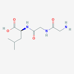 molecular formula C10H19N3O4 B081303 Gly-Gly-Leu CAS No. 14857-82-0