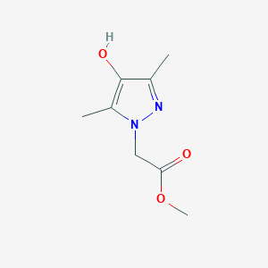 molecular formula C8H12N2O3 B8130396 Methyl 2-(4-hydroxy-3,5-dimethyl-1H-pyrazol-1-yl)acetate 