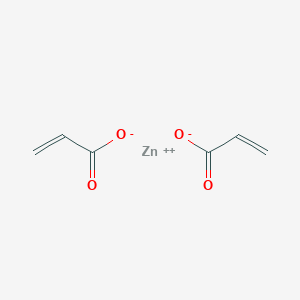 molecular formula C6H6O4Zn B081305 Zinc acrylate CAS No. 14643-87-9