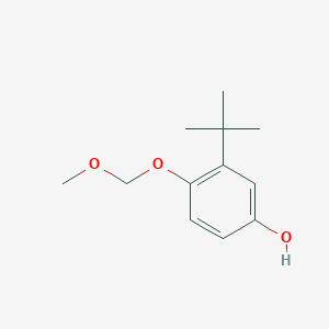 molecular formula C12H18O3 B8130601 3-tert-Butyl-4-methoxymethoxy-phenol 