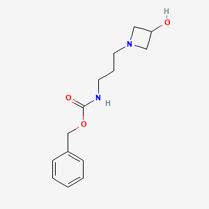 molecular formula C14H20N2O3 B8130635 Benzyl (3-(3-hydroxyazetidin-1-yl)propyl)carbamate 
