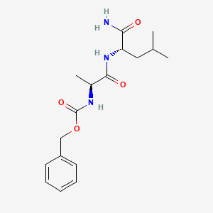 molecular formula C17H25N3O4 B8130868 Z-Ala-leu-nh2 