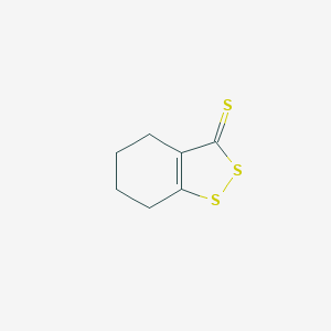 molecular formula C7H8S3 B081309 4,5,6,7-Tetrahydro-benzo[1,2]dithiole-3-thione CAS No. 14085-34-8