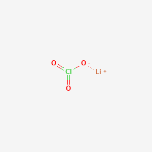 molecular formula LiClO3<br>ClLiO3 B081312 Lithium chlorate CAS No. 13453-71-9