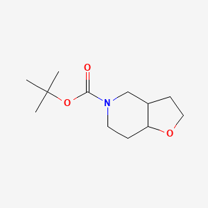 molecular formula C12H21NO3 B8131762 tert-Butyl hexahydrofuro[3,2-c]pyridine-5(6H)-carboxylate 