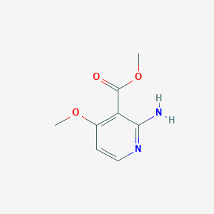 molecular formula C8H10N2O3 B8131930 Methyl 2-amino-4-methoxynicotinate 