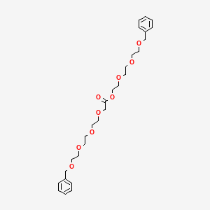 molecular formula C28H40O9 B8131942 Benzyl-PEG4-acid (benzyl-PEG4) ester 