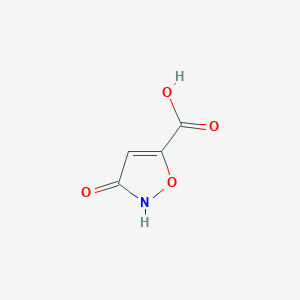 molecular formula C4H3NO4 B081320 3-羟基异噁唑-5-羧酸 CAS No. 13626-60-3