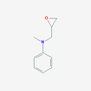 molecular formula C10H13NO B081322 N-methyl-N-(oxiran-2-ylmethyl)aniline CAS No. 14236-04-5