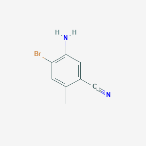 5-Amino-4-bromo-2-methyl-benzonitrile