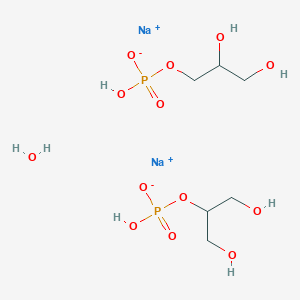 Disodium mono(1,3-dihydroxypropan-2-yl phosphate) mono(2,3-dihydroxypropyl phosphate) hydrate