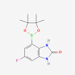 6-Fluoro-4-(4,4,5,5-tetramethyl-[1,3,2]dioxaborolan-2-yl)-1,3-dihydro-benzoimidazol-2-one