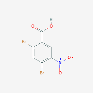molecular formula C7H3Br2NO4 B8132207 2,4-Dibromo-5-nitro-benzoic acid CAS No. 2065250-44-2
