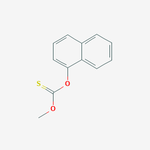 molecular formula C12H10O2S B081324 Methoxy(naphthalen-1-yloxy)methanethione CAS No. 13704-12-6