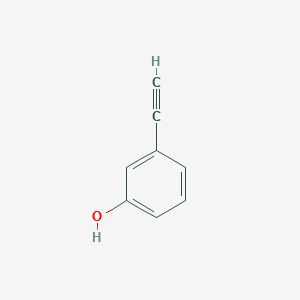 molecular formula C8H6O B081329 3-Hydroxyphenylacetylene CAS No. 10401-11-3