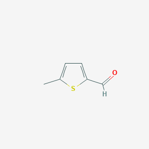 molecular formula C6H6OS B081332 5-Methyl-2-thiophenecarboxaldehyde CAS No. 13679-70-4