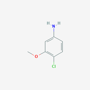 molecular formula C7H8ClNO B081333 4-氯-3-甲氧基苯胺 CAS No. 13726-14-2
