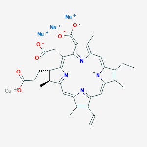 molecular formula C34H31CuN4Na3O6 B8133567 Chlorophyllin sodium copper salt 