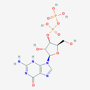 molecular formula C10H15N5O11P2 B081340 Guanosine-3'-diphosphate CAS No. 13098-76-5