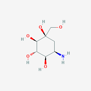 molecular formula C7H15NO5 B8134228 Valiolamine 