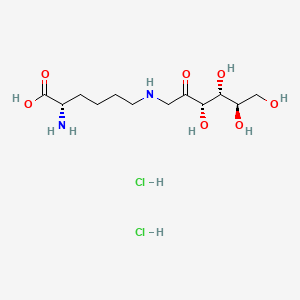 molecular formula C12H26Cl2N2O7 B8134343 Fructosyl-lysine dihydrochloride 