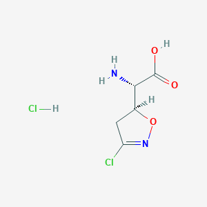 molecular formula C5H8Cl2N2O3 B8134349 Acivicin hydrochloride 