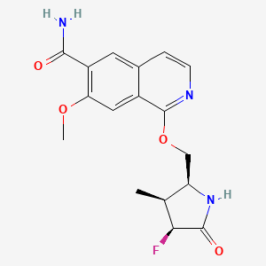 molecular formula C17H18FN3O4 B8134379 PF-06426779 