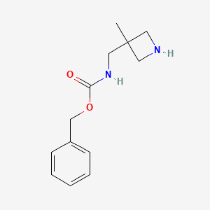 molecular formula C13H18N2O2 B8135005 Benzyl ((3-methylazetidin-3-yl)methyl)carbamate 