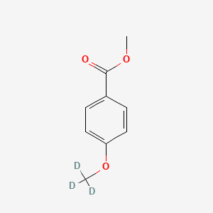 molecular formula C9H10O3 B8135179 Methyl 4-(methoxy-d3)benzoate 