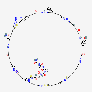 molecular formula C69H66N18O13S5 B8135494 Kocurin 