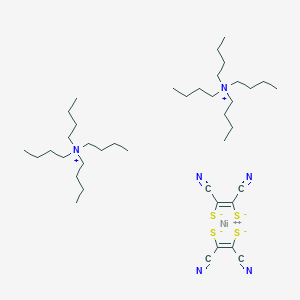 molecular formula C40H72N6NiS4 B081355 Bis(tetra-n-butylammonium) bis(maleonitriledithiolato) nickel complex CAS No. 14876-79-0