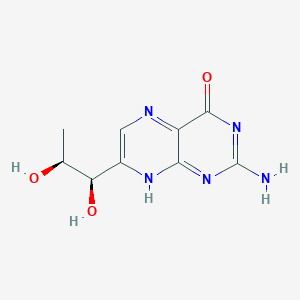 molecular formula C9H11N5O3 B8135582 2-amino-7-[(1R,2S)-1,2-dihydroxypropyl]-8H-pteridin-4-one 