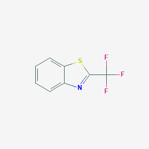 molecular formula C8H4F3NS B081361 2-(Trifluoromethyl)benzothiazole CAS No. 14468-40-7