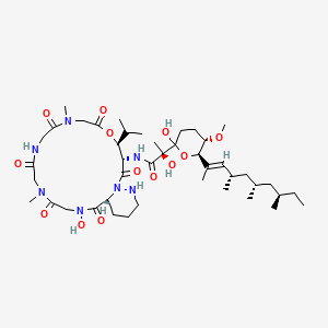 molecular formula C43H73N7O13 B8136122 Verucopeptin 