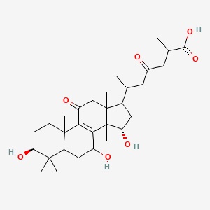 molecular formula C30H46O7 B8136209 Ganoderic Acid C2 