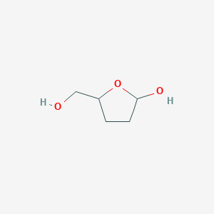 B081363 Tetrahydro-5-hydroxyfuran-2-methanol CAS No. 14153-04-9