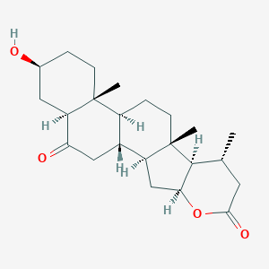 molecular formula C23H34O4 B081365 Chiogralactone CAS No. 14594-22-0