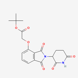 molecular formula C19H20N2O7 B8136944 Thalidomide-4-O-CH2-COO(t-Bu) 